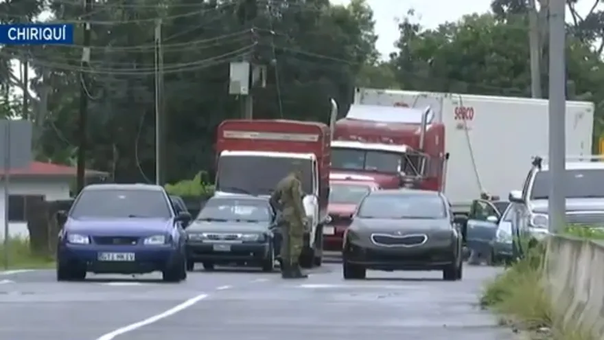 Protesta de los residentes de Barú