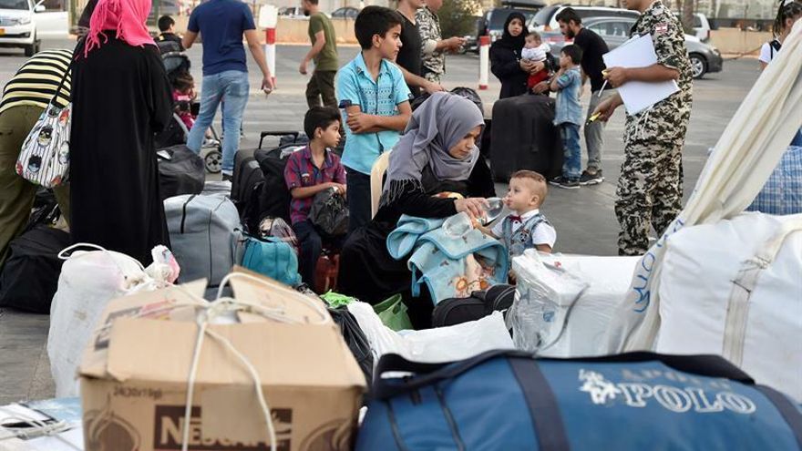 Refugiados sirios.