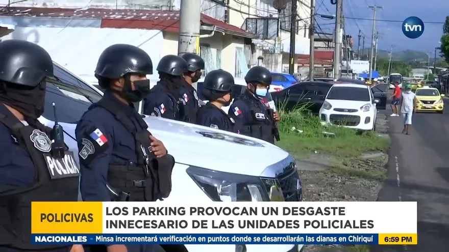 Policía detiene 'parking' en San Miguelito