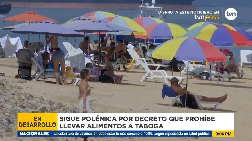 Sigue la polémica por decreto de ingreso de comida y bebida a Taboga