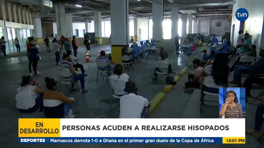 Decenas de personas acuden a hisoparse