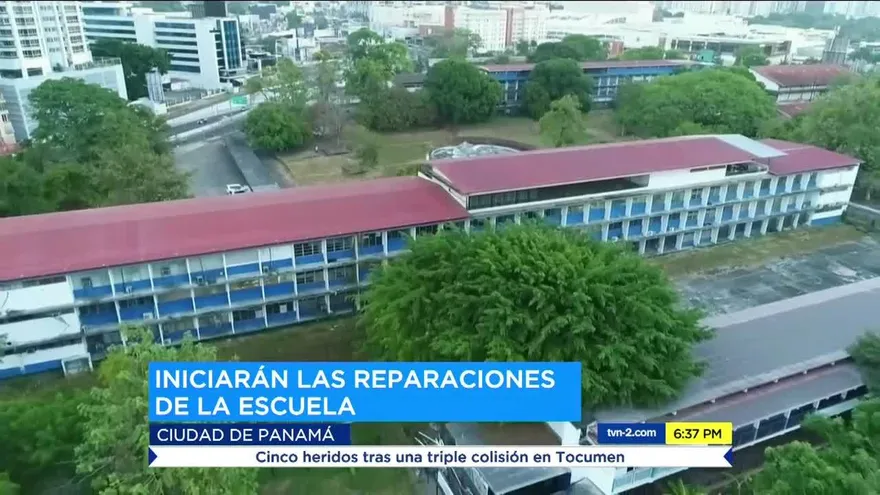 Colegio Richard Neumann se cae a pedazos