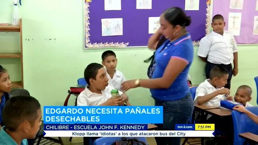 Edgardo, un luchador contra la hidrocefalia que sueña con ser policía