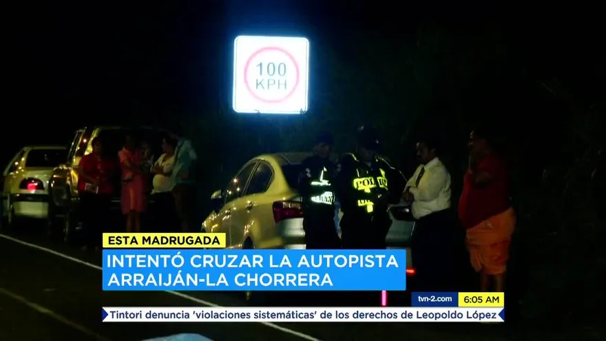 Hombre muere por atropello en Arraiján
