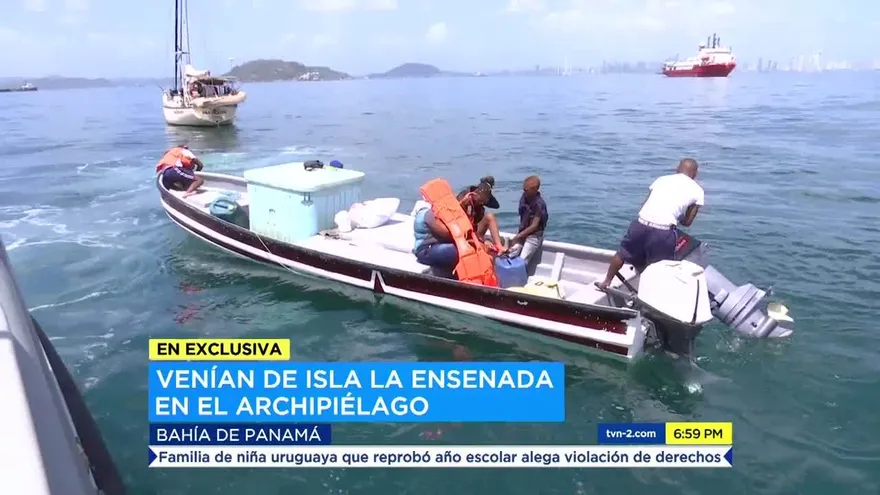 Rescatan a 6 personas que viajaban en embarcación