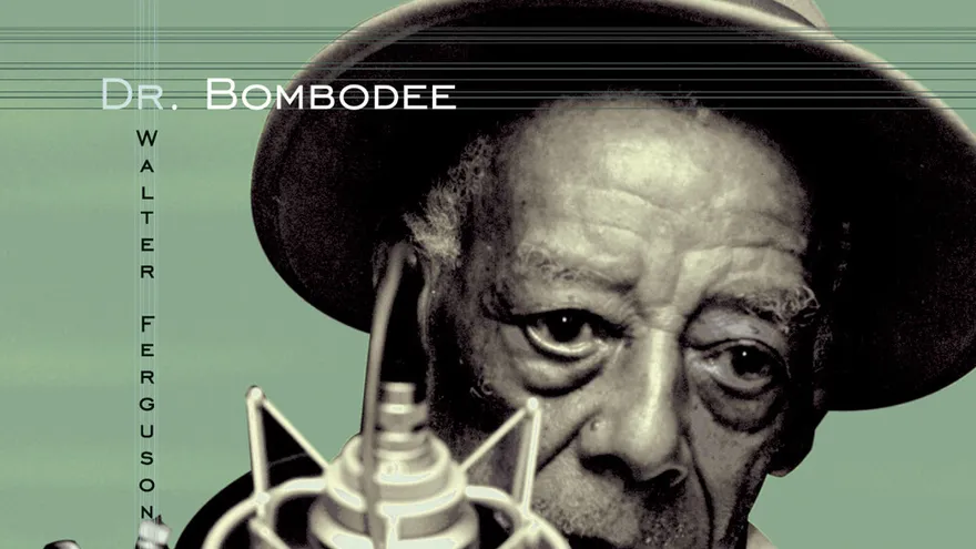 Portada del CD de Walter Ferguson, títulado Dr. Bombodee.