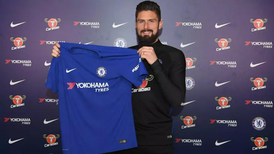 Giroud ficha por el Chelsea, Batshuayi cedido al Dortmund