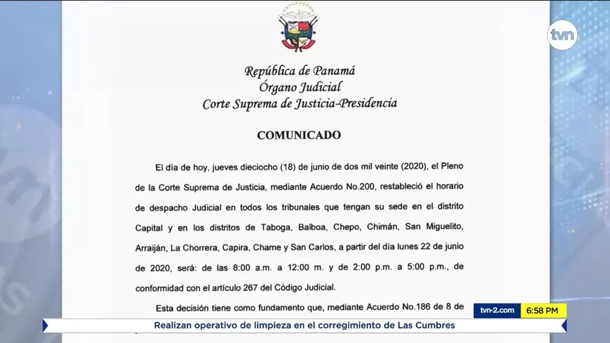 El próximo lunes se levanta la suspensión de los términos judiciales
