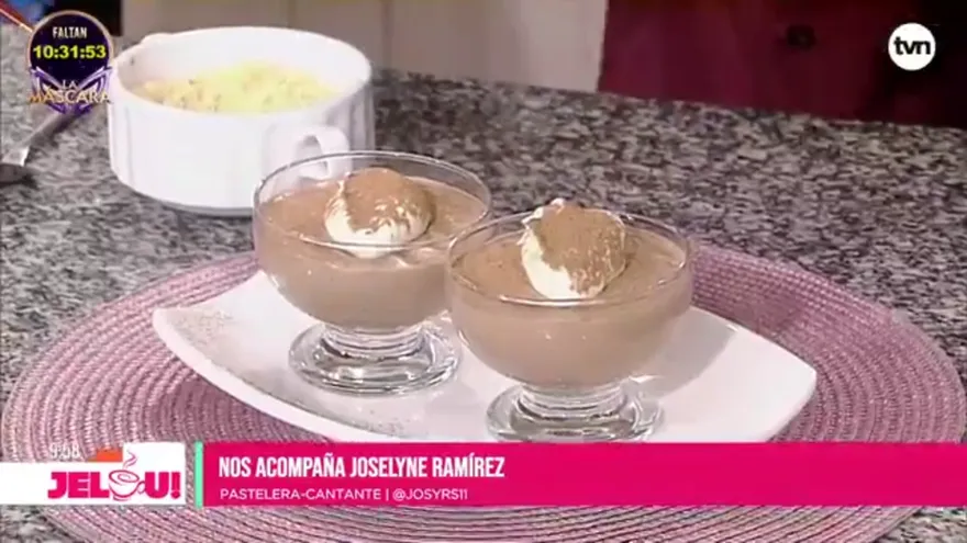 Receta: Café con mousse de chocolate (final)