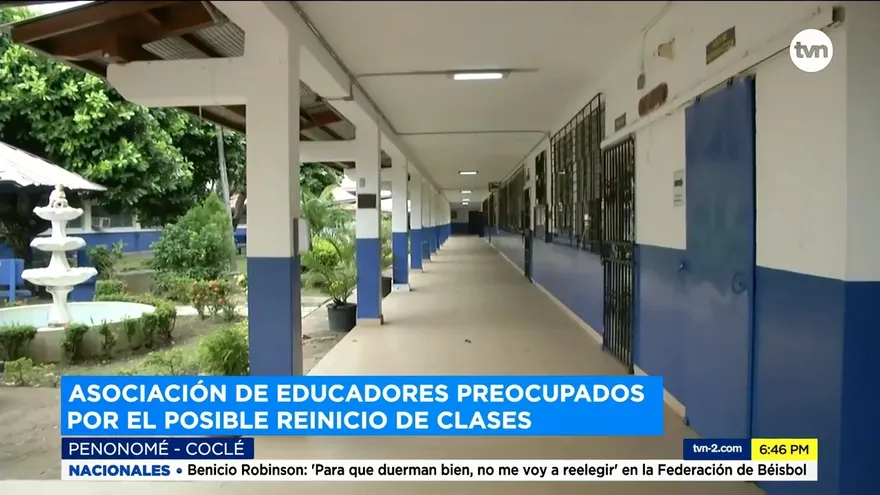 Docentes en Coclé preocupados por reinició de clases