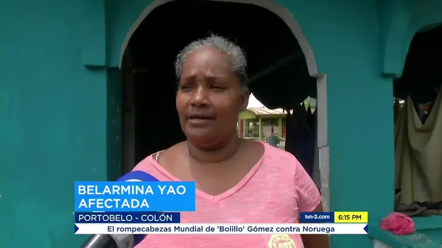 Fuertes lluvias generan inundaciones en Portobelo