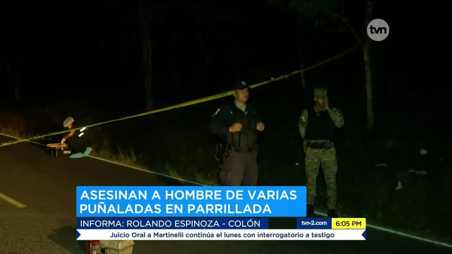 Asesinan a un hombre con arma blanca en Colón