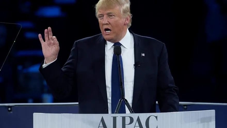 El precandidato republicano presidencial Donald Trump.