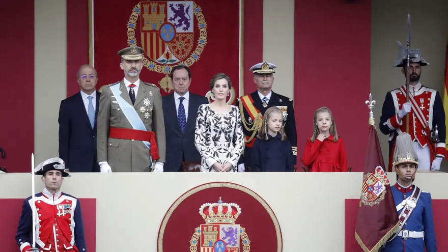 El rey Felipe VI, la reina Letizia, la princesa de Asturias y la infanta Sofía