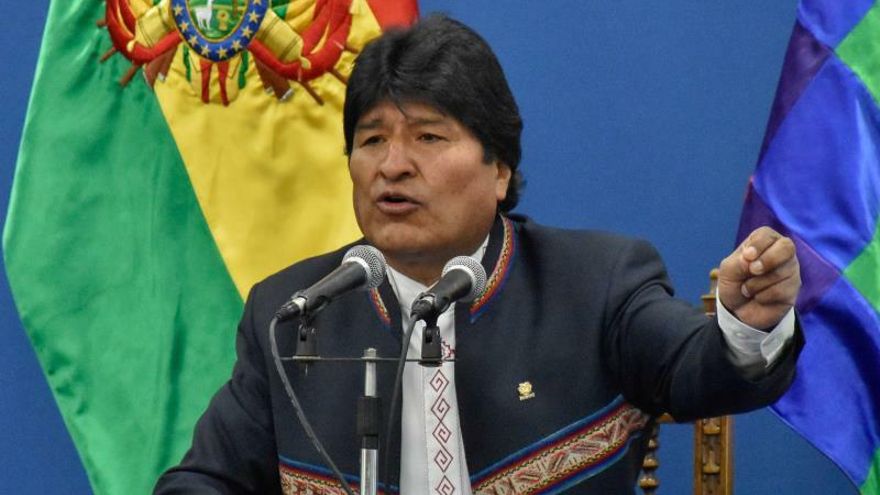 Evo Morales, presidente de Bolivia.