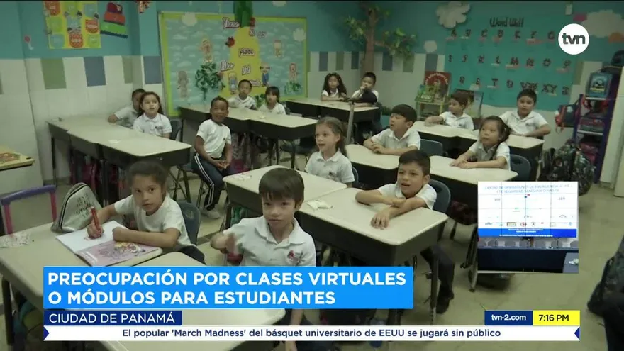 Preocupación por clases virtuales o módulos para estudiantes