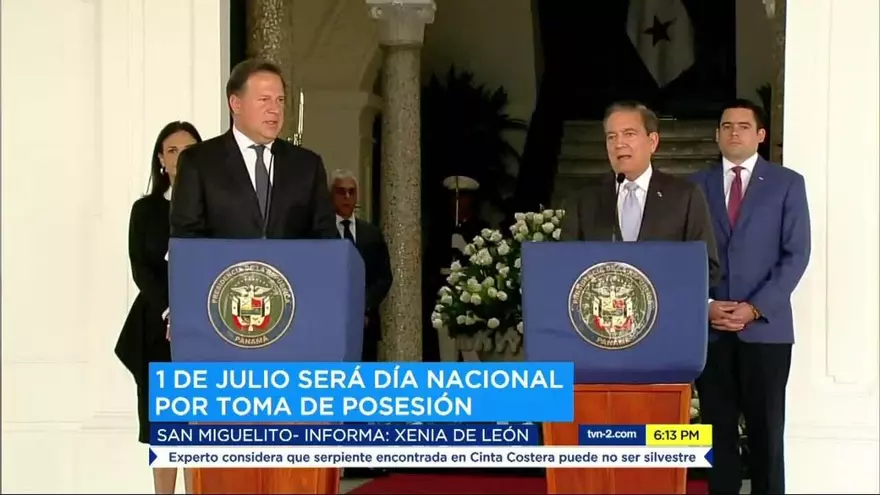 El 1 de julio sería Día Nacional por toma de posesión de Cortizo