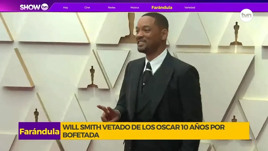 Academia de Cine de EEUU dicta prohibición a Will Smith