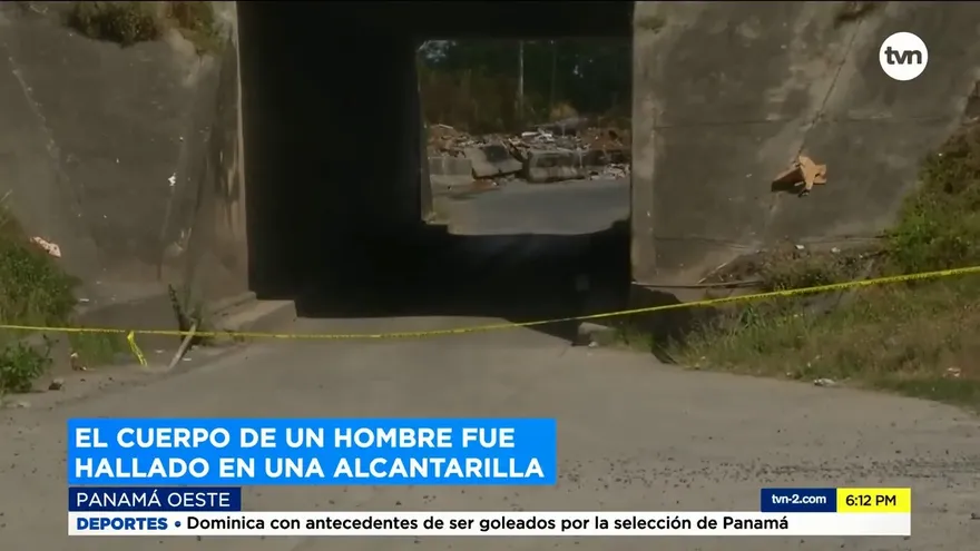 Hombre desaparecido en Arraiján fue ubicado sin vida dentro de una alcantarilla