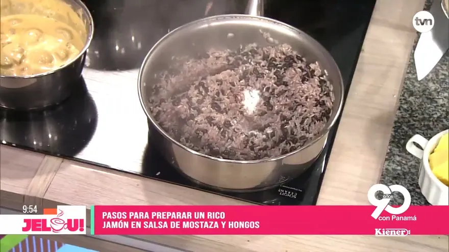 Receta: Jamón en salsa de mostaza y hongos (segunda parte)