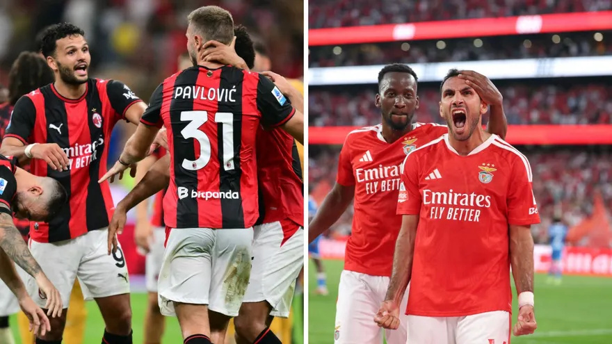 El Milan y el Benfica van al ruedo en la Europa League