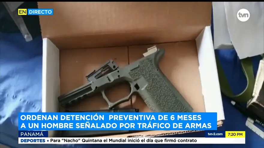 Ordenan detención a hombre por tráfico de armas