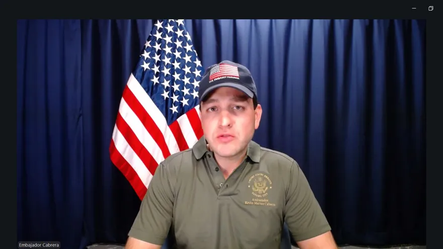 El embajador de Estados Unidos en Panamá, Kevin Mario Cabrera.
