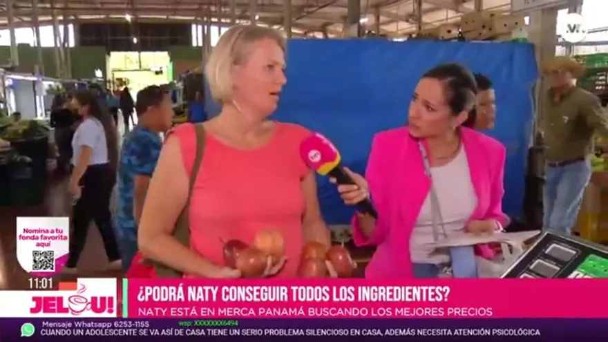 Nati busca los mejores precios en Merca Panamá