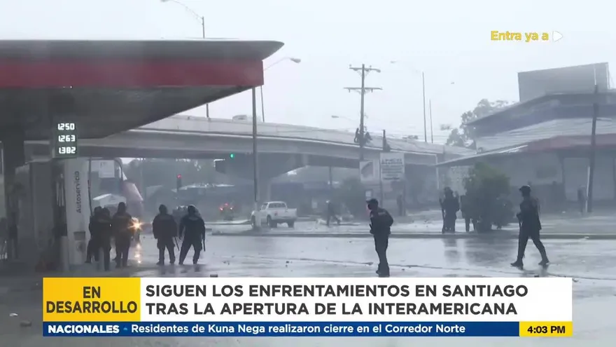 Se reportan las primeras detenciones en Veraguas tras apertura de la Interamericana