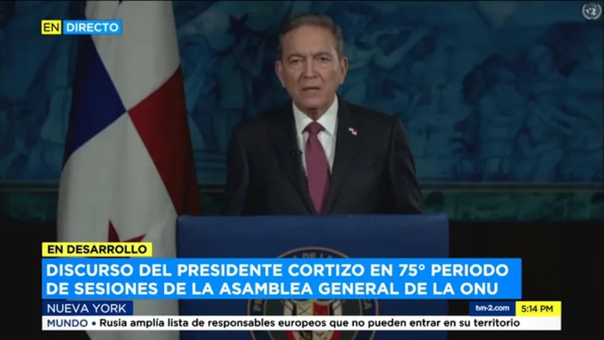Presidente Cortizo destaca ante la ONU, la solidaridad de Panamá en medio del COVID-19