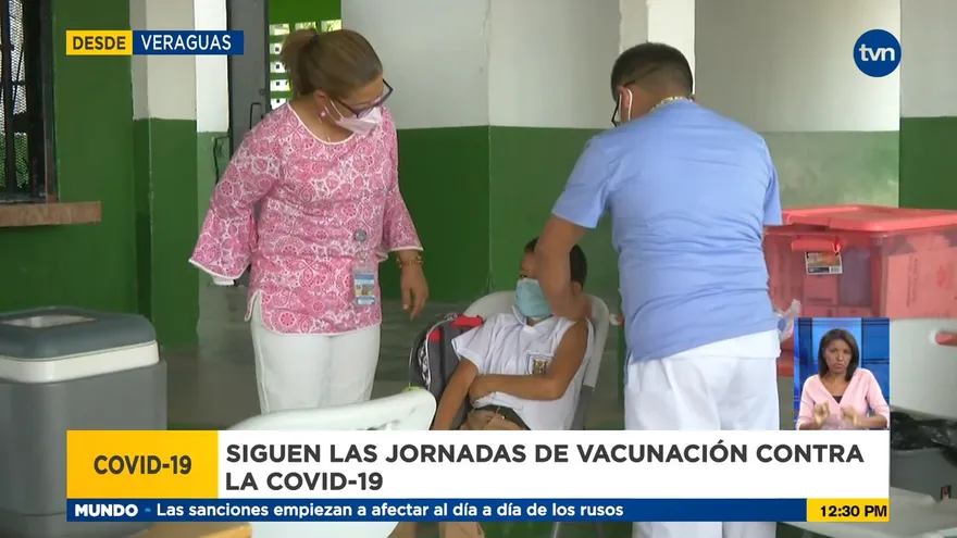 Sigue jornada de vacunación contra la COVID-19 en Veraguas