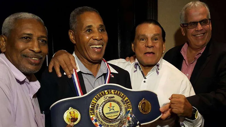 Laguna es miembro del Salón de la Fama del Boxeo.