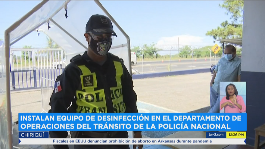 Policía Nacional aumenta medidas de bioseguridad