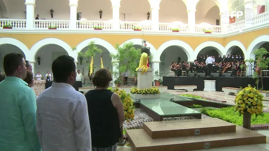 Las cenizas de García Márquez ahora descansan en Colombia