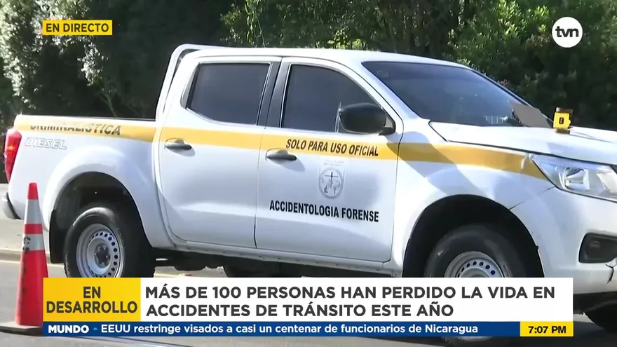 Más de 100 personas han muerto en accidente de tránsito en el 2022