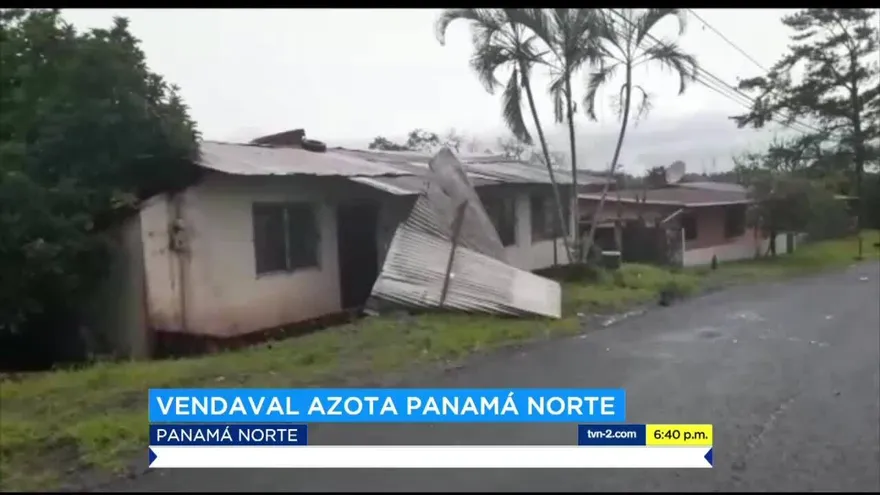 Intensas lluvias causan daños en Chilibre