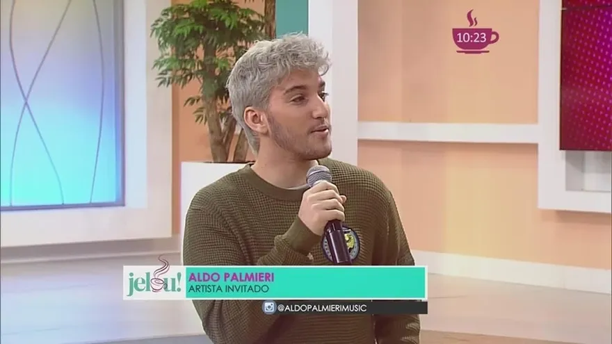 Aldo Palmieri presentó su nuevo sencillo con un nuevo look