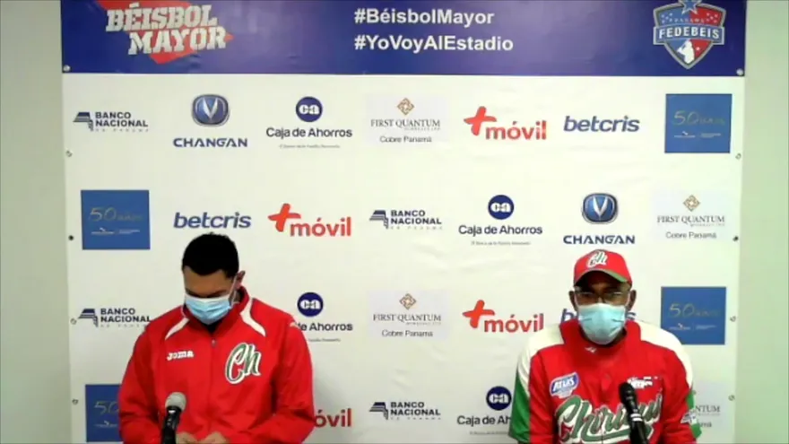 Declaraciones del lanzador ganador Ernesto Silva y el manager de la novena chiricana, Carlos Louis