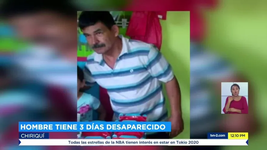Reportan desaparición de un hombre en Chiriquí