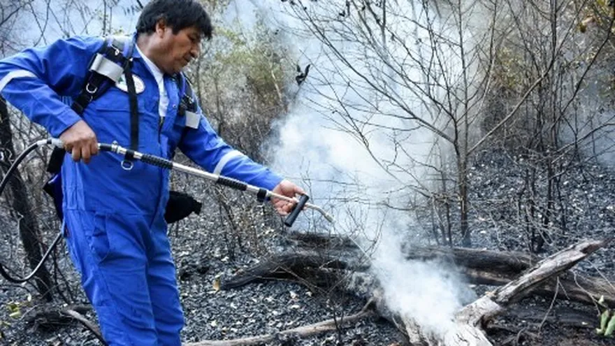 Morales se pierde casi una hora en la selva boliviana