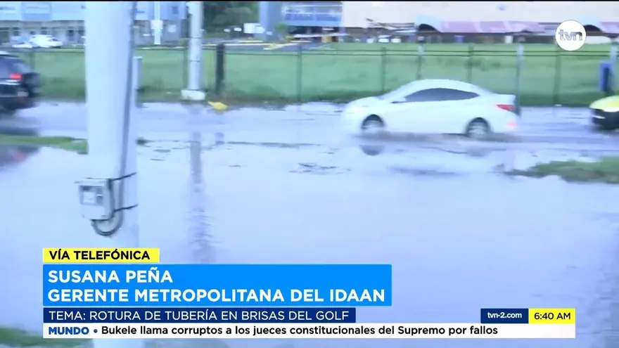 Idaan procede a arreglar daño en tubería en Brisas del Golf