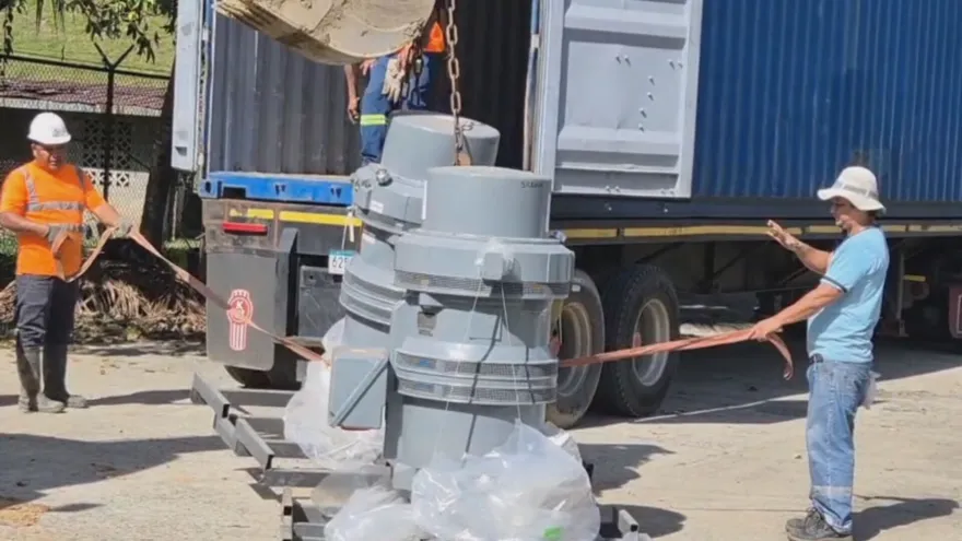 Cuatro turbinas llegan al Idaan para fortalecerán la producción de agua en Changuinola