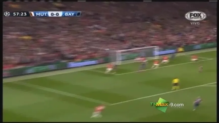 Gol de vidic - Manchester United 1 - 0 Bayern Munich