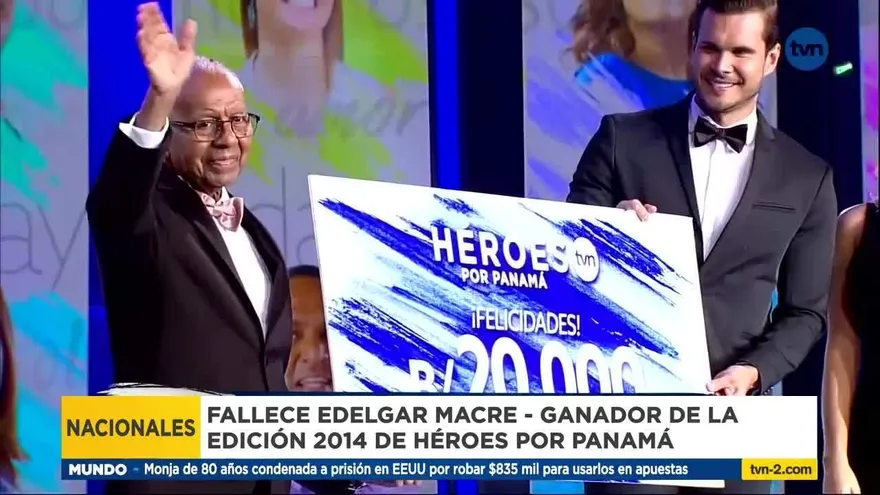 Fallecen Edelgar Macre y Pedro Salinas, participantes de Héroes por Panamá