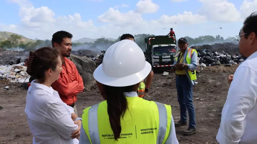Inspección en vertedero municipal de Chame
