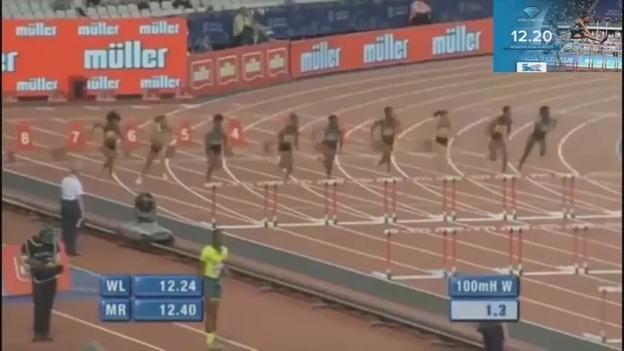 Kendra Harrison batió el récord del mundo de los 100 metros vallas