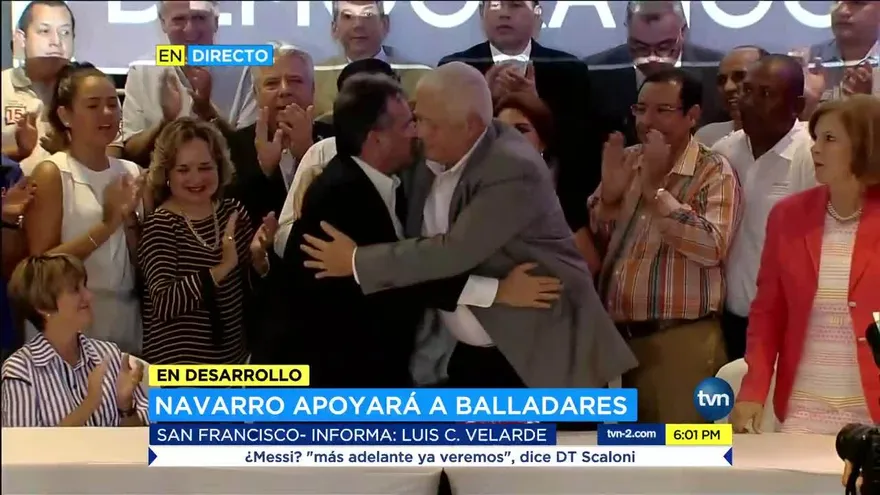 Navarro declina para apoyar precandidatura de Ernesto Pérez Balladares