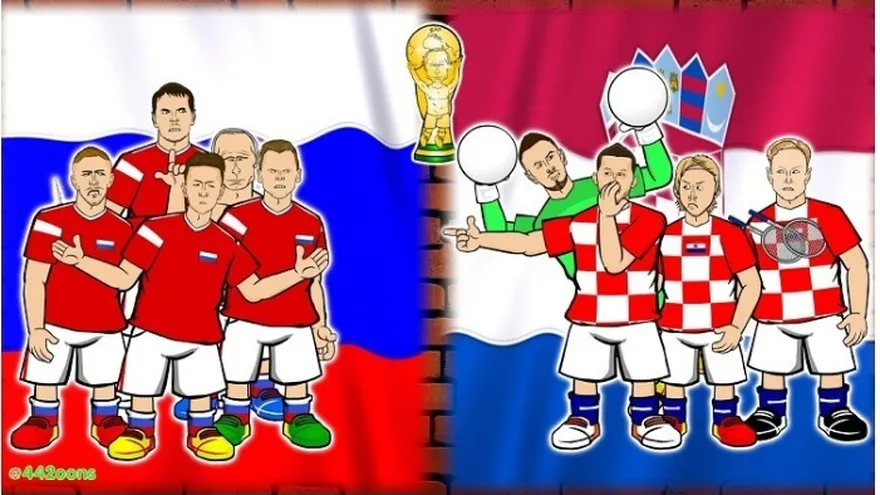 Memes del partido entre Rusia y Croacia