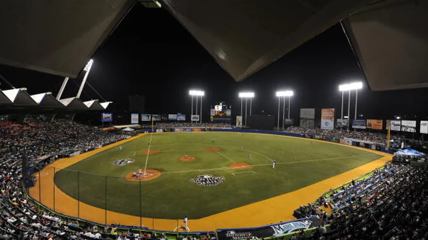 Vista general del estadio Hiram Bithorn de San Juan, Puerto Rico