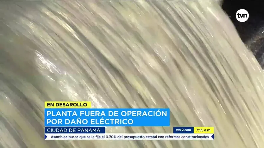 Incidente eléctrico afecta a planta potabilizadora de Chilibre